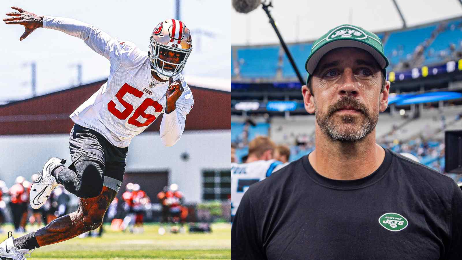 “He’ll embarrass you!” Leonard Floyd admits being aware of the threat Aaron Rodgers possesses ahead of 49ers-Jets MNF game