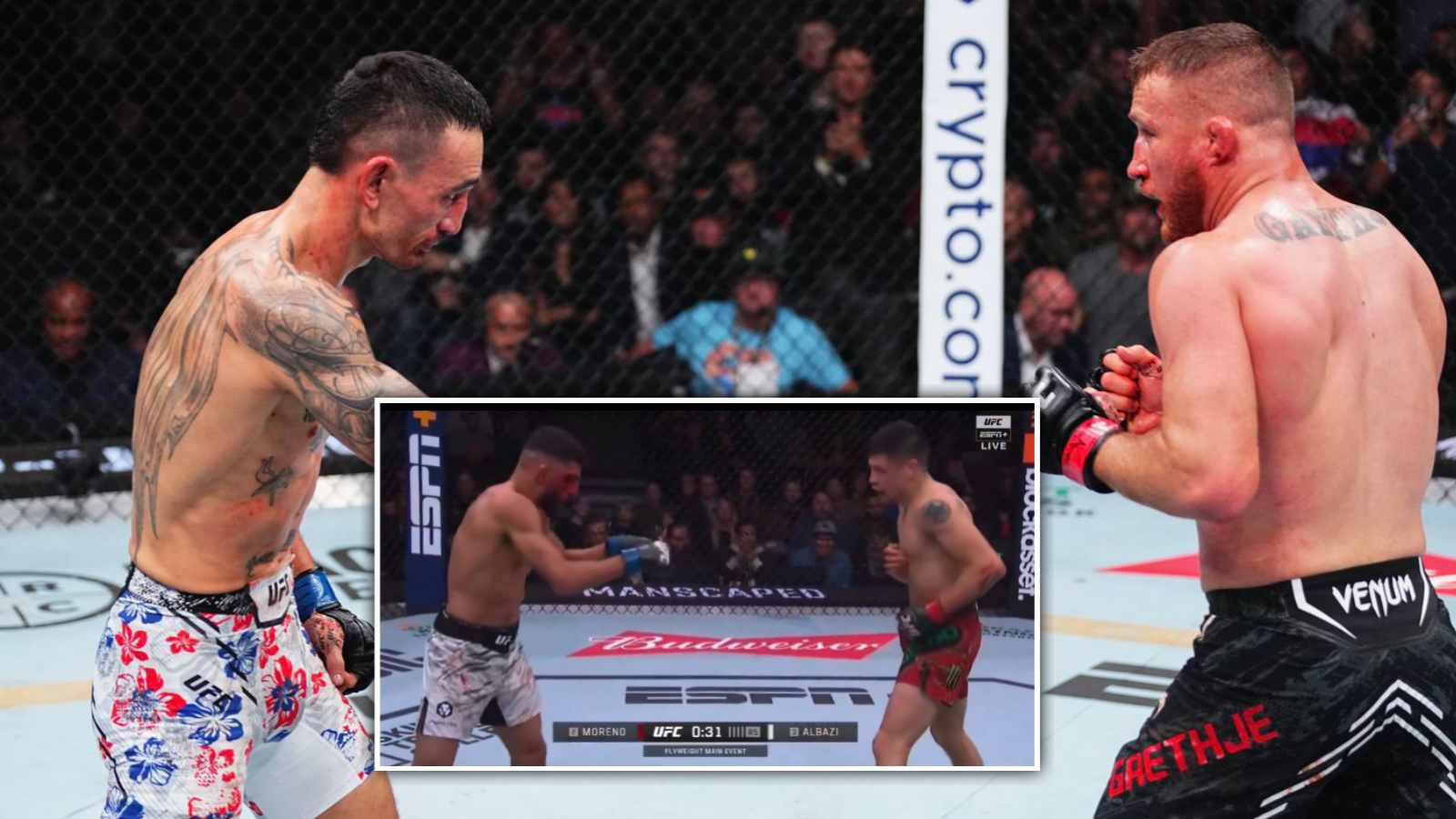 “They all been embarrassing” – Failed attempt at iconic Max Holloway sequence in UFC Edmonton brutally trolled by fans 