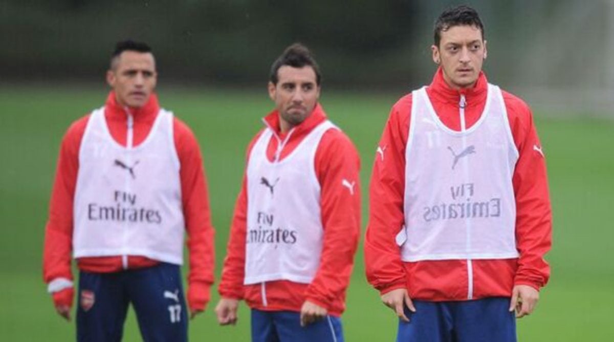 Arsenal Santi Cazorla five-a-side