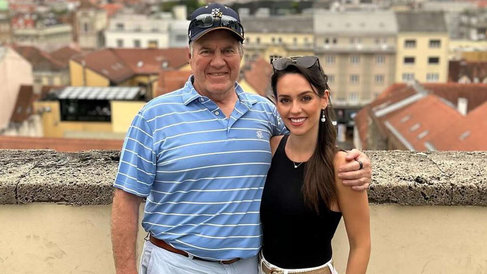 Jordon Hudson flaunts UNC gear as boyfriend Bill Belichick prepares for new coaching job