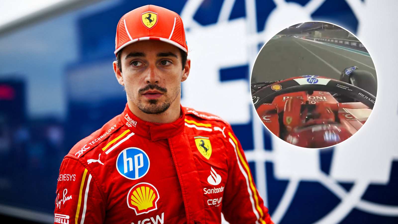 (Video) Charles Leclerc furiously smacks wheel of the SF-24 after failing to win 2024 Constructors’ for Ferrari