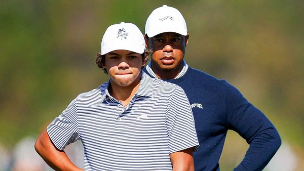 Charlie and Tiger Woods