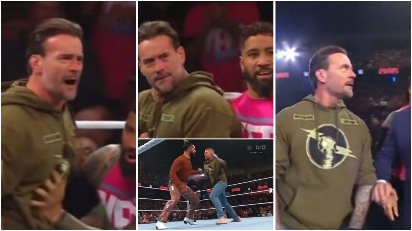 WATCH: CM Punk brawls with former WWE Champion on Raw days after teaming with Roman Reigns at Survivor Series: WarGames