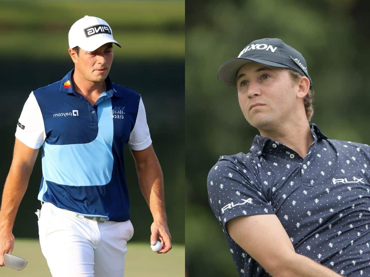 Viktor Hovland and Smylie Kaufman sparks frenzy with their uproarious exchange turning golfer’s incredible chip shot into moment of pure sporting entertainment