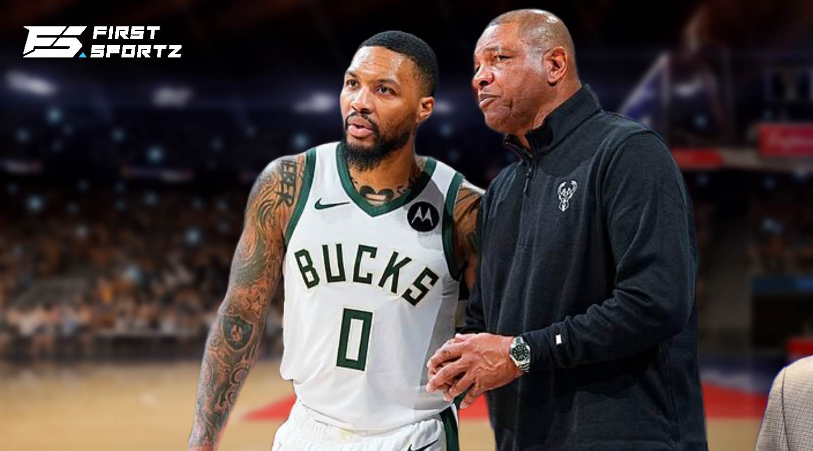 Damian Lillard comes in defense of Doc Rivers with a solid 2-word response after Bucks’ embarrassing 1-6 start to the season