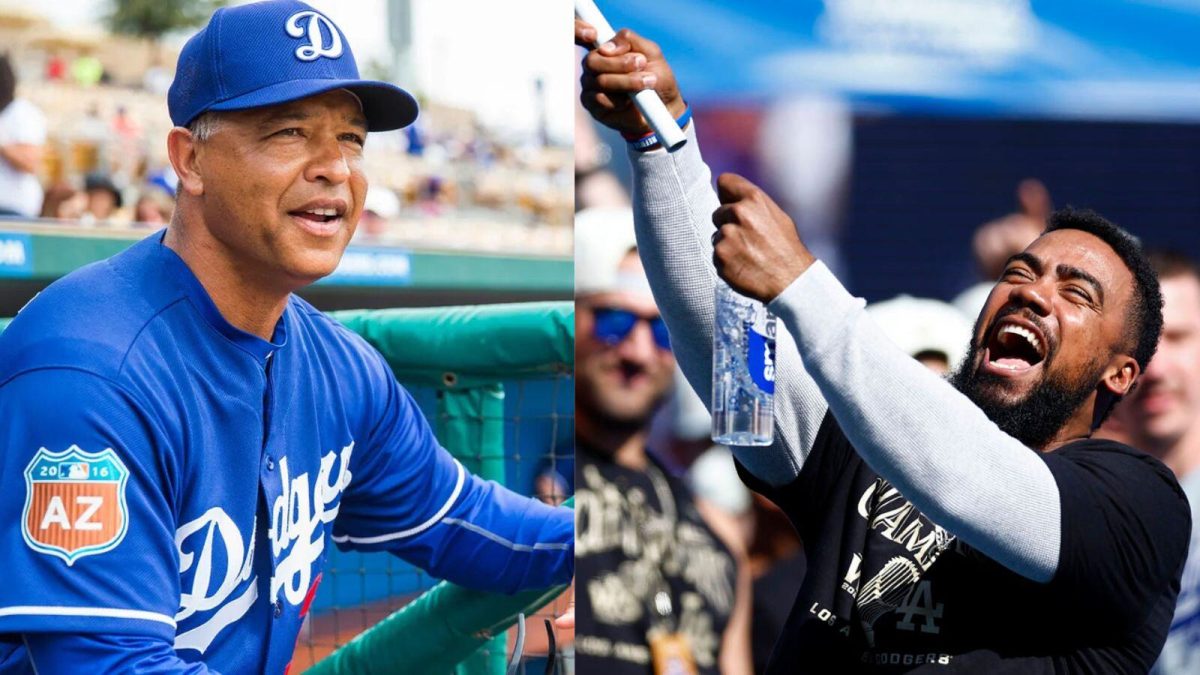 Dave Roberts and Teoscar Hernandez