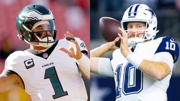 Eagles' Jalen Hurts and Cowboys' Cooper Rush