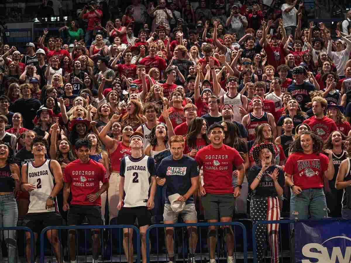 Gonzaga University has one of the best student sections in college basketball (Gonzaga University)