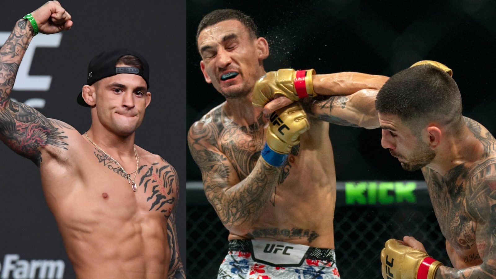 Dustin Poirier edges Ilia Topuria’s KO over Max Holloway’s last second blitzkrieg for 2024’s Best KO award