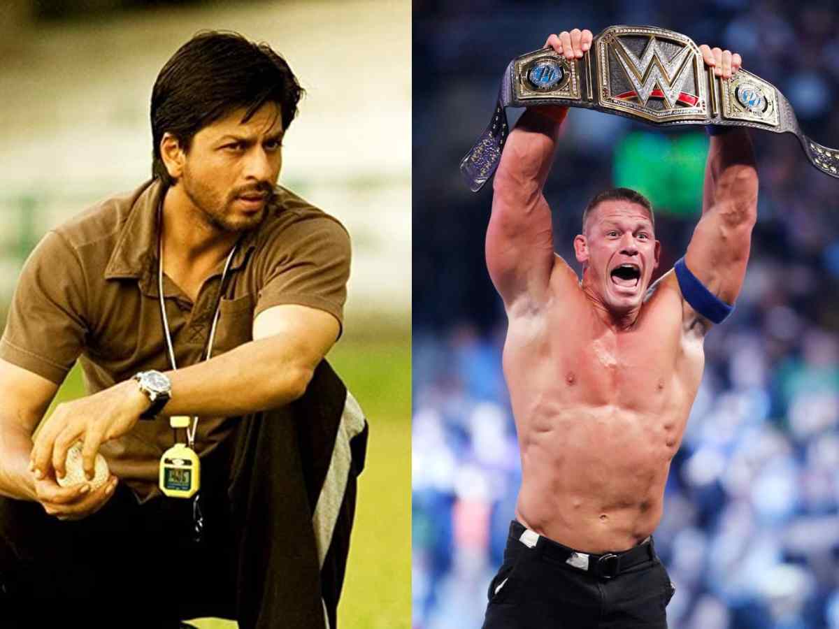 John Cena gives wholesome reply to Bollywood legend Shah Rukh Khan after his amusing request to WWE star