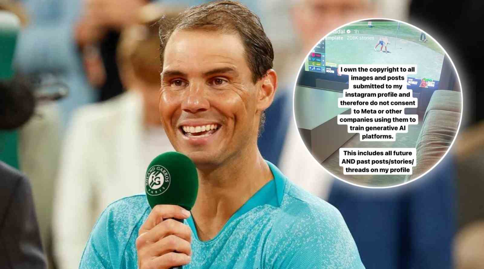 ‘Bold’ Rafael Nadal expresses brutally honest concerns about Meta’s AI influence on social media platforms