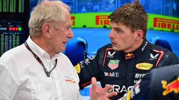 Helmut Marko with Max Verstappen