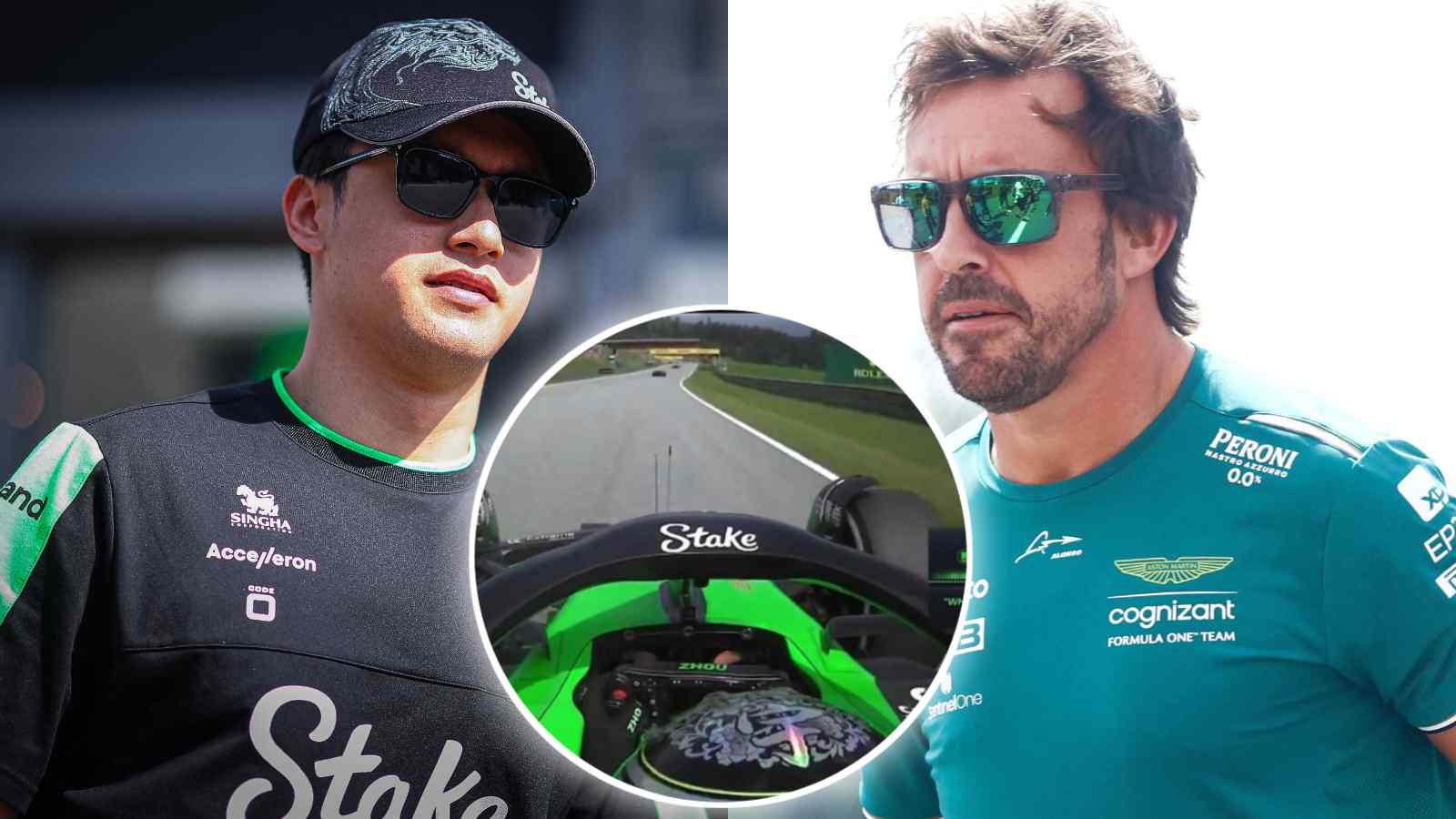 WATCH: “What the f**k” – Zhou Guanyu lashes out at Fernando Alonso for making contact during Austrian GP