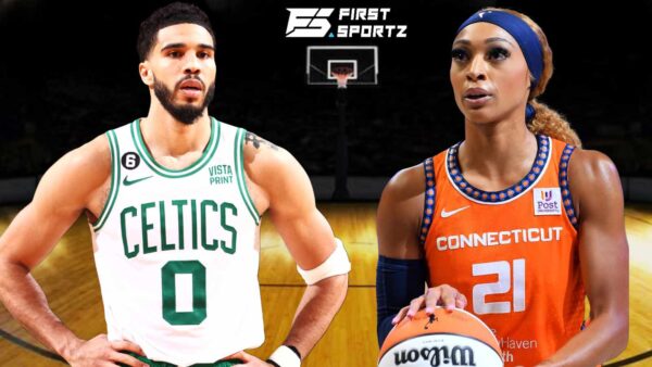 Jayson Tatum and WNBA star DiJonai Carrington