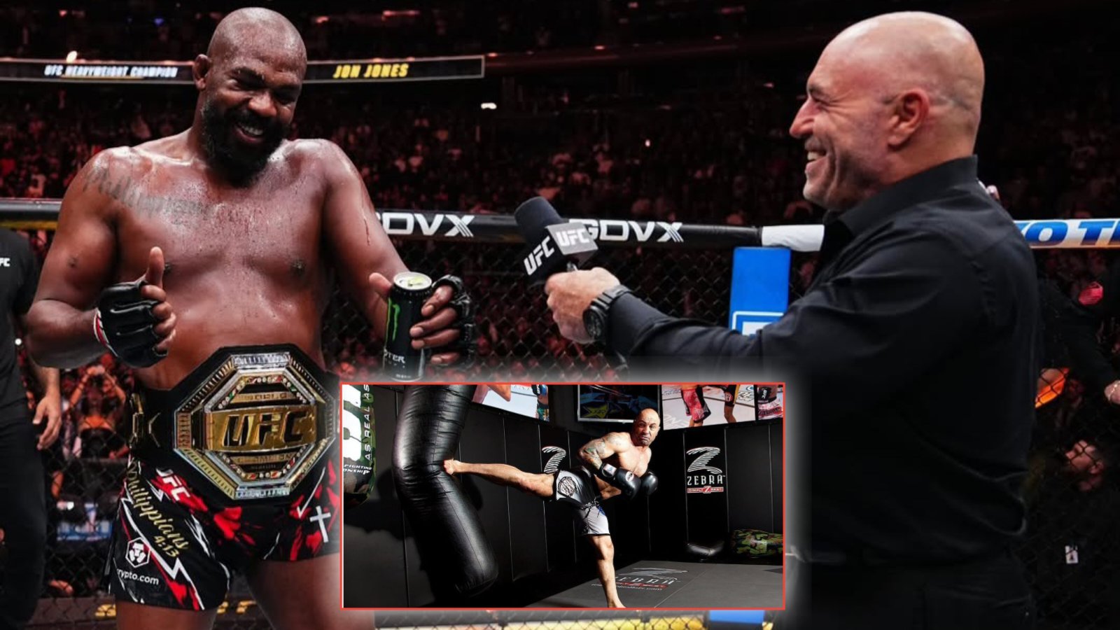 “That’s my specialty kick…” Overjoyed Joe Rogan fanboys over Jon Jones using his signature move at UFC 309