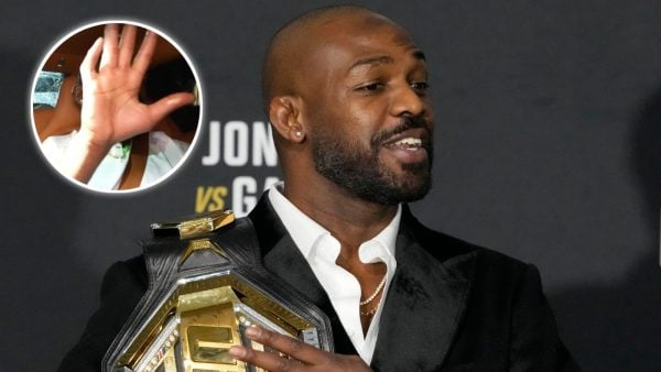 Jon Jones spoke about his bizarre injury outside of competition