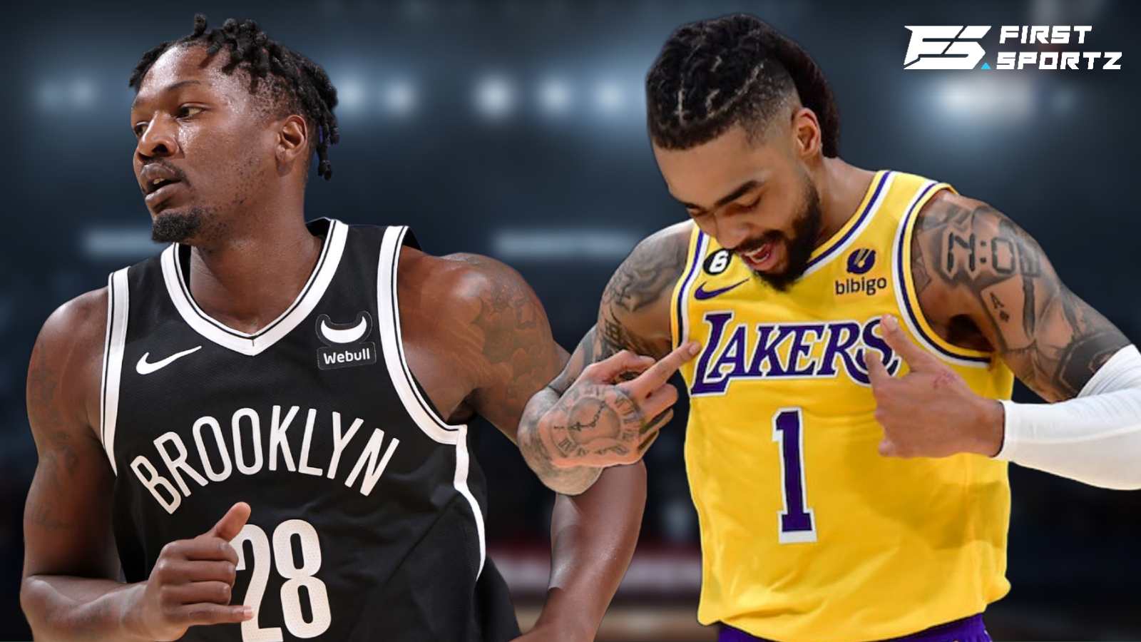 “Always getting traded to the same 3 teams” – Lakers trade D’Angelo Russell to the Nets for Dorian Finney-Smith, fans go crazy