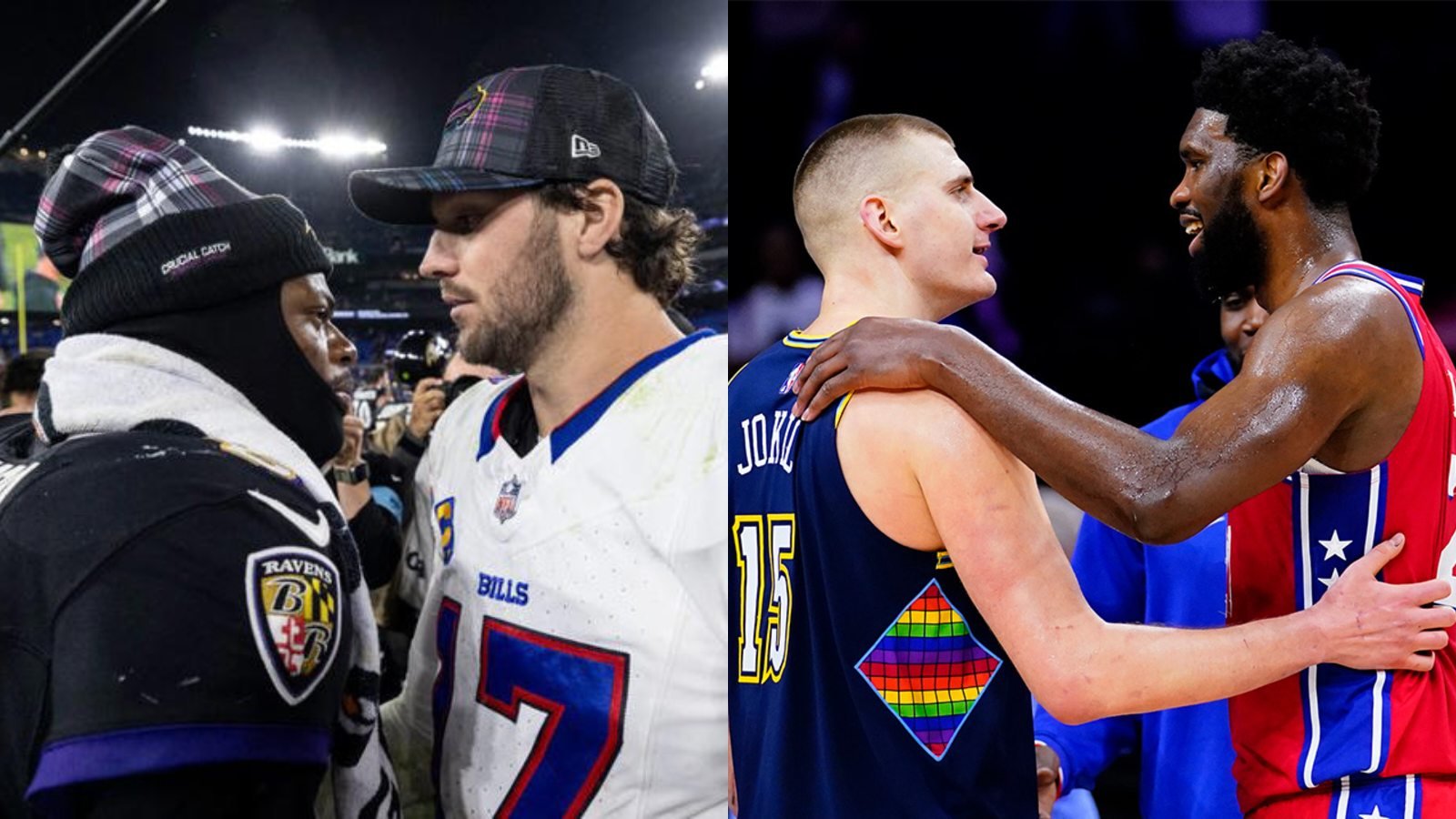 Lamar Jackson-Josh Allen MVP debate is being compared to Joel Embiid-Nikola Jokic 2023 tussle