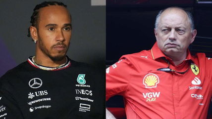 Fred Vasseur dismisses claims of ‘painting Mercedes red’ for Lewis Hamilton in 2025