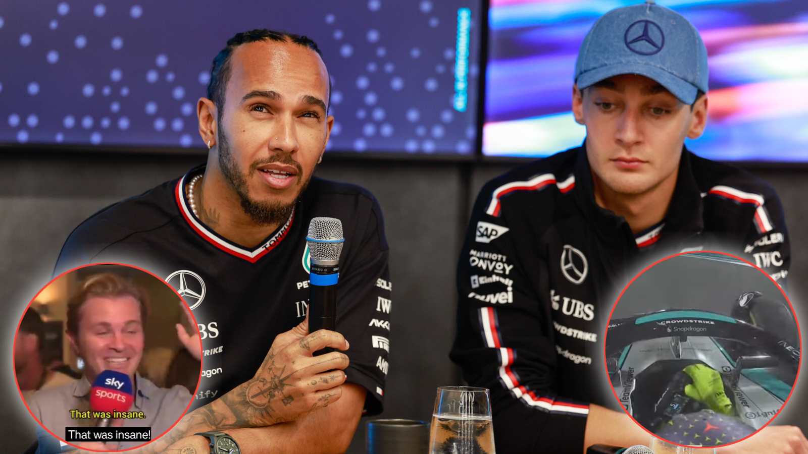 Nico Rosberg in awe of Lewis Hamilton’ ‘INSANE’ last-lap overtake on George Russell at Abu Dhabi GP