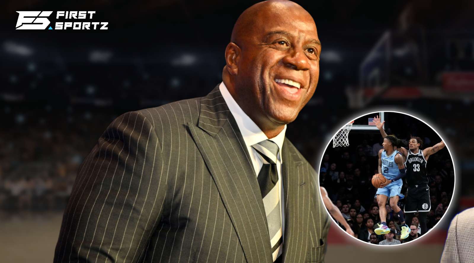 Magic Johnson left awestruck by Ja Morant’s sensational 360 layup against the Nets