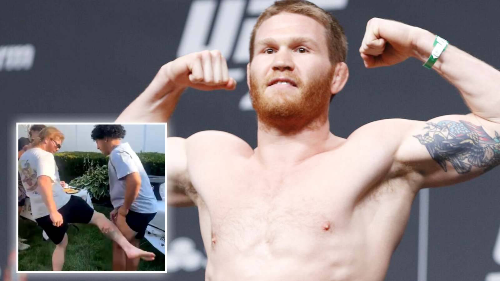 WATCH: “Boys will be boys” – Grad students ask UFC fighter for LEG KICKS and instantly regrets it