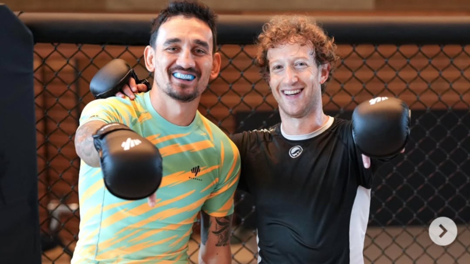 Max Holloway links up with Billionaire tech giant Mark Zuckerberg for offseason training