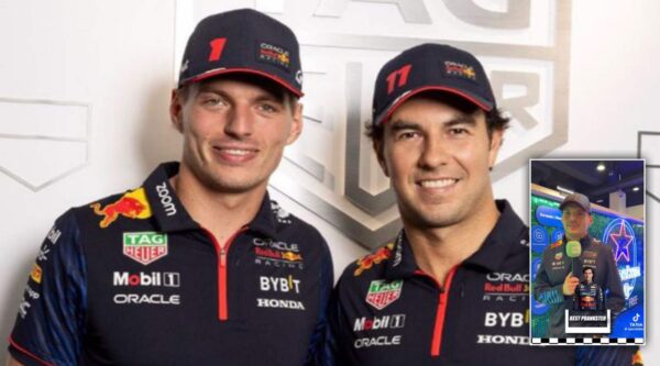 Max Verstappen and Sergio Perez