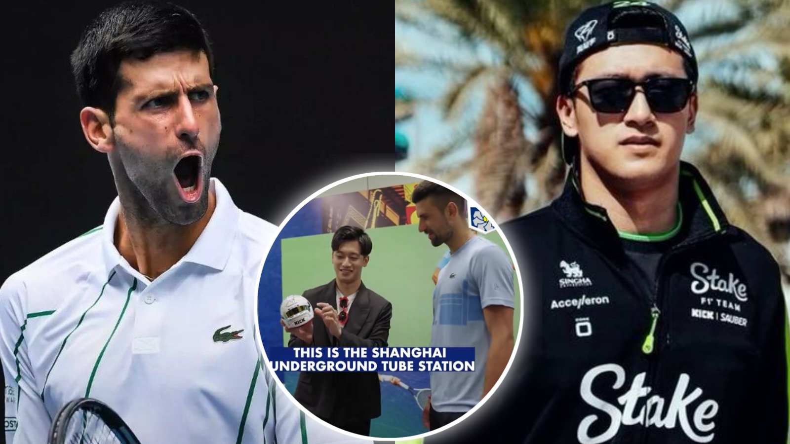 (Video) Tennis superstar Novak Djokovic gets a ‘precious gift’ from F1 star Zhou Guanyu