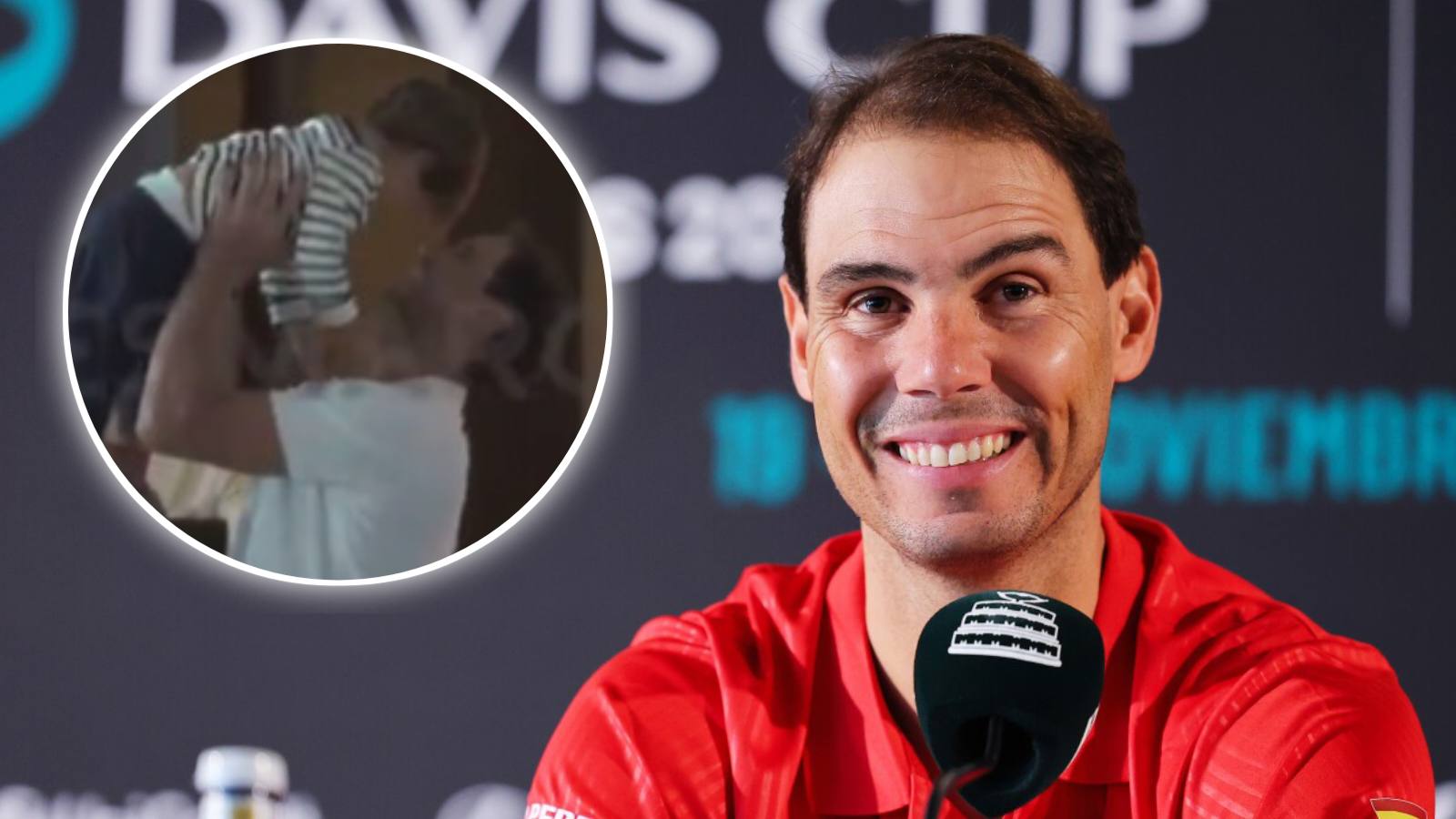 WATCH: Rafael Nadal makes first public appearance after retirement, spotted with baby son and family