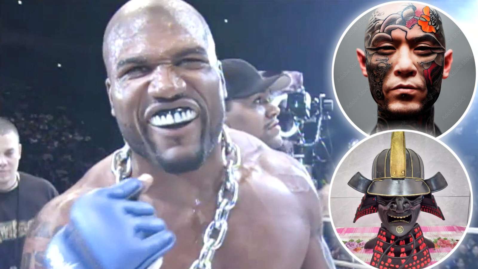 Yakuza with missing pinky finger gifted $40,000 gold samurai helmet to MMA legend Rampage Jackson