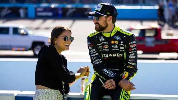 Ryan Blaney and his girlfriend, Gianna Tulio