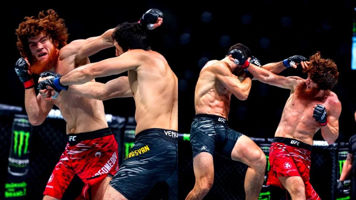 The first double-spinning backfist in UFC history was quite the knockout