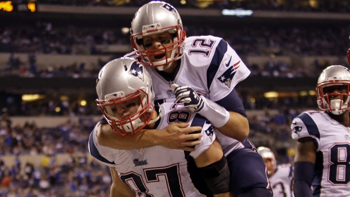 Tom Brady and Rob Gronkowski (2)