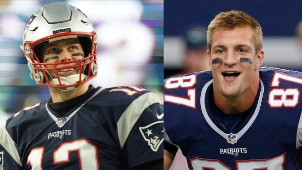 Tom Brady and Rob Gronkowski