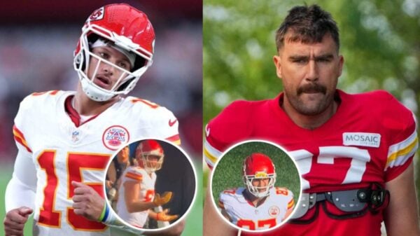 Travis Kelce caught getting frustrated with Patrick Mahomes