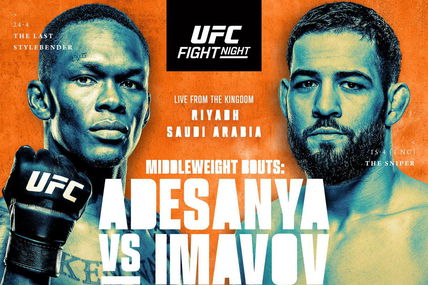 How to Watch UFC Fight Night: Adesanya vs Imavov