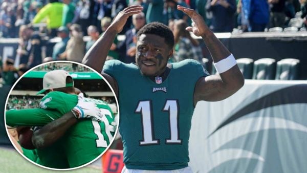 (Video) AJ Brown's selfless gesture for Eagles QB Tanner McKee wins the internet